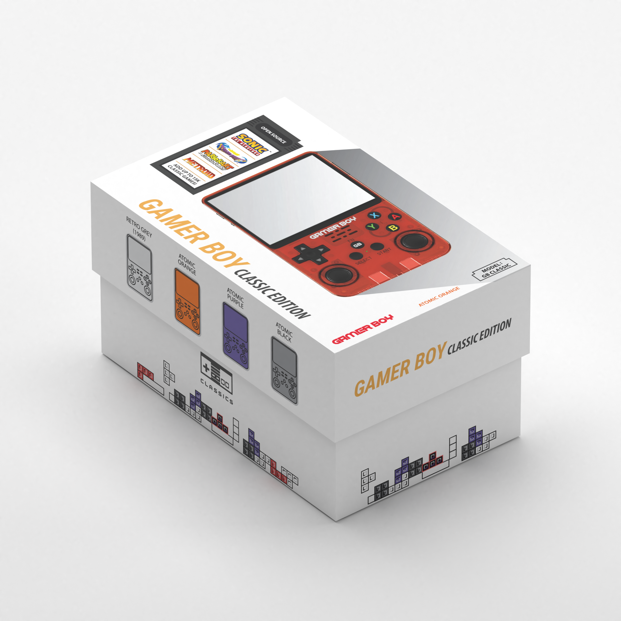 GAMER BOY đšī¸ Classic Edition (2024) - Atomic Orange